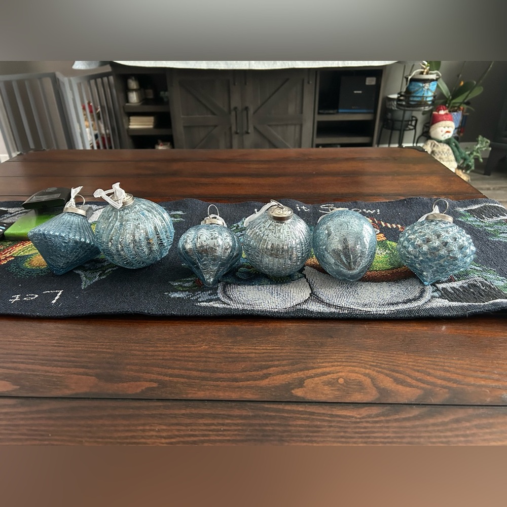 Glass Mercury Ornaments